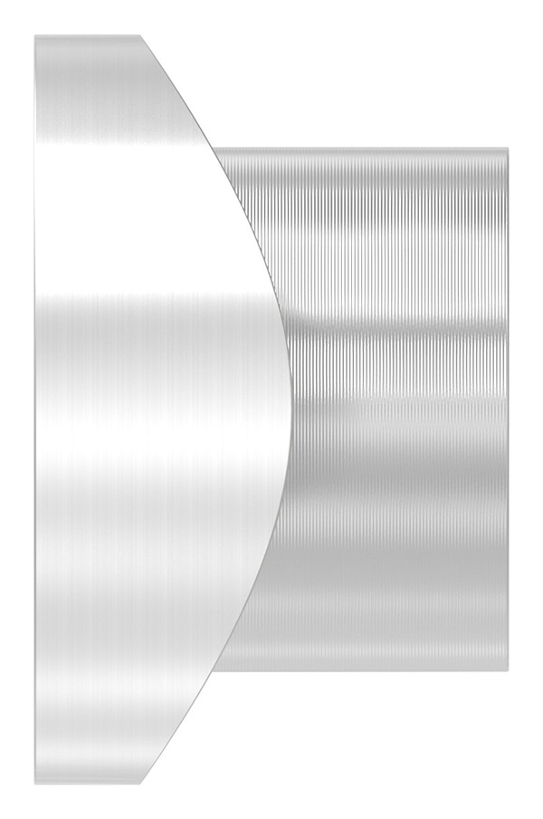Gewindehuelse Edelstahl V2A fuer Rohr Ø 42-4 mm M16 geschliffen Korn 240-88-1151351-240.42