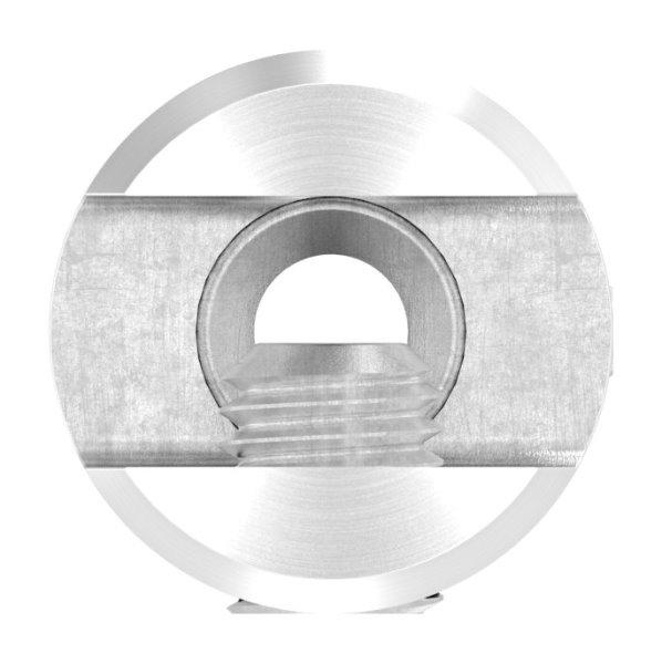 Querstab-Plattenhalter V2A Edelstahl Ø 25 mm – Anschluss 42-4 mm inkl- Schrauben-11-1662.4