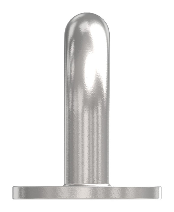 Befestigungsoese Edelstahl V4A 8 mm Rundeisen ovale Platte mit 2 Bohrungen-88.11100074008