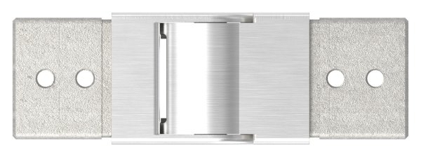 Flexibler Verbinder Edelstahl V4A fuer Quadratnutrohr 40x40 mm 25-55°-88-1160340.V4A