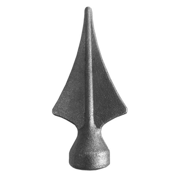Zaunspitze Stahl geschmiedet  110 mm Zaun- Tor - Gelaender roh-89-11E2149B110-A.4