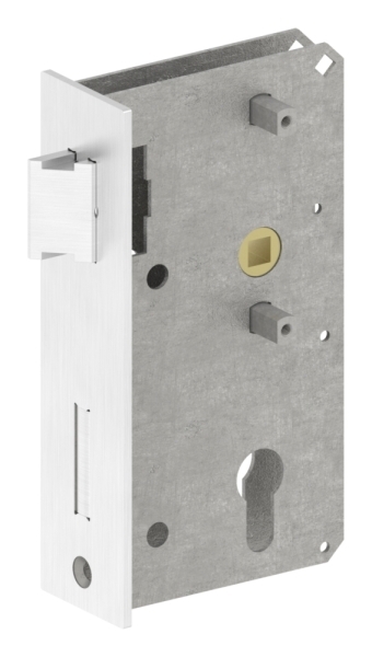Einsteckschloss Stahl verzinkt Edelstahl Dornmass 44 mm ohne Schlosskasten-88-1159104.S