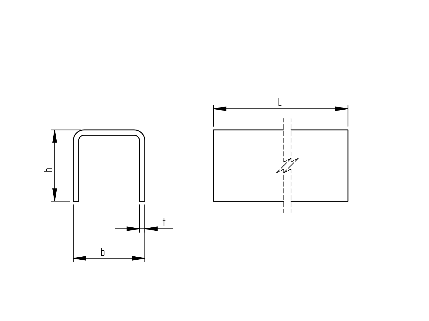U-Profil Stahl roh 50 x 50 x 3-0 mm L = 6000 mm-89-11U50X50X36000-A.4