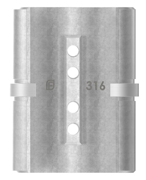 Rohrverbinder Edelstahl V4A fuer Nutrohr Ø 60-3 x 1-5 mm Aussenbereich-88-1160351.V4A