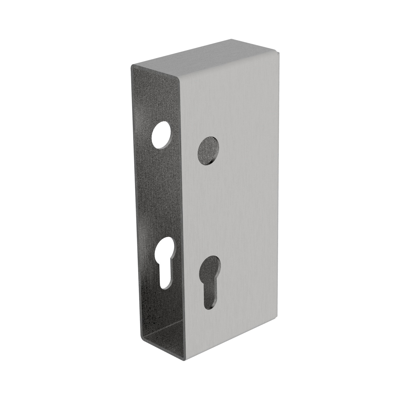 Einbauschlosskasten Stahl verzinkt 78 x 40 x 171 mm fr Schiebetore-89-11H35K-A.4