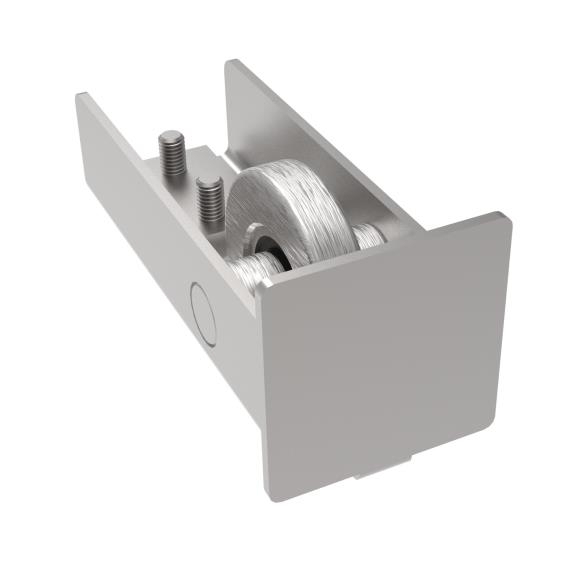 Bodenfhrungsset ECO Stahl feuerverzinkt fr Vierkantprofil 70x70 mm-89-11SV70X70ECO-A.4