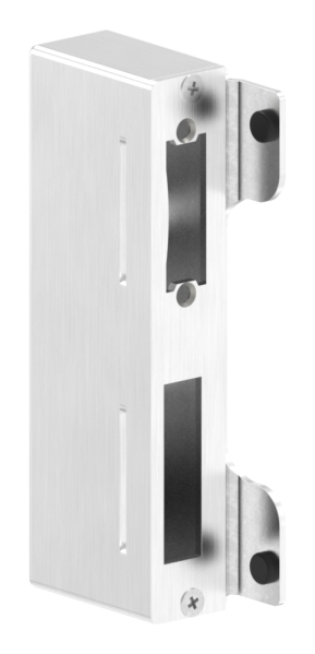Gegenkasten Edelstahl V2A eckig fuer 72 mm Abstand- 30 mm Schlosskasten zum Anschweissen-88-1159301-240.30