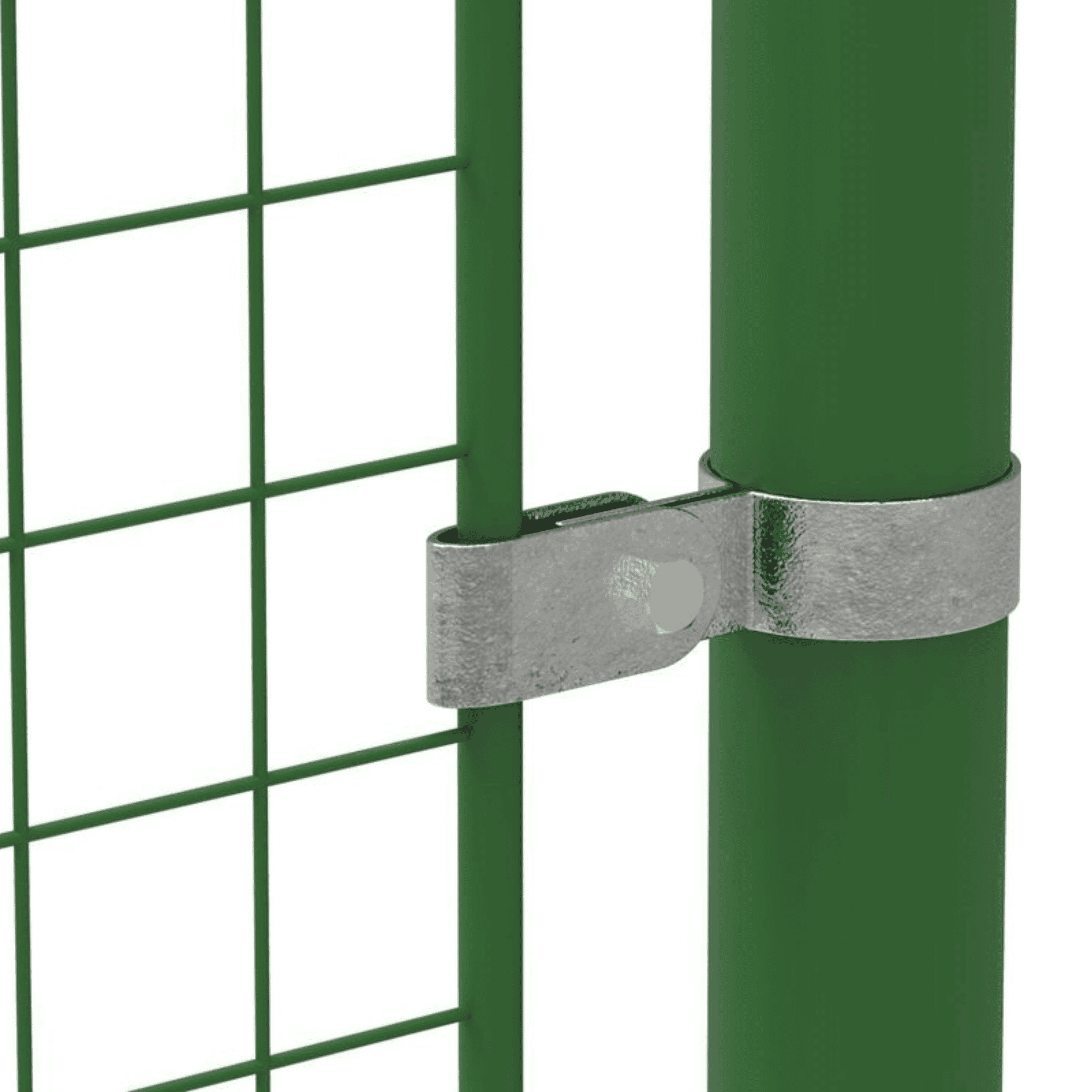 Rohrverbinder Gitterhalter einfach Ø 26-9 mm -3-4- - Temperguss verzinkt - 170A27-170A27
