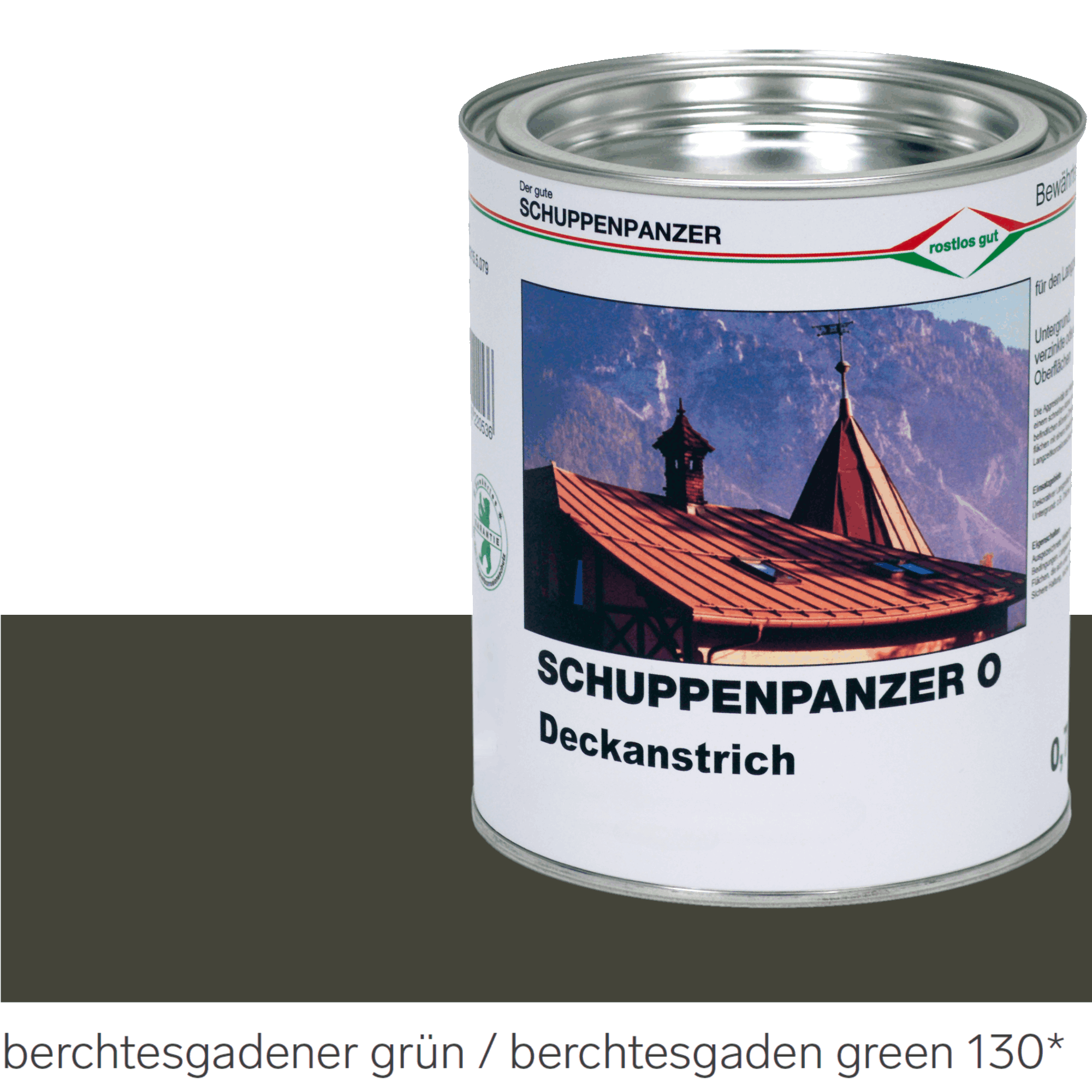 SCHUPPENPANZER-O 0612 berchtesgadener gruen 750 ml fuer Dachflaechen-67-1010.8