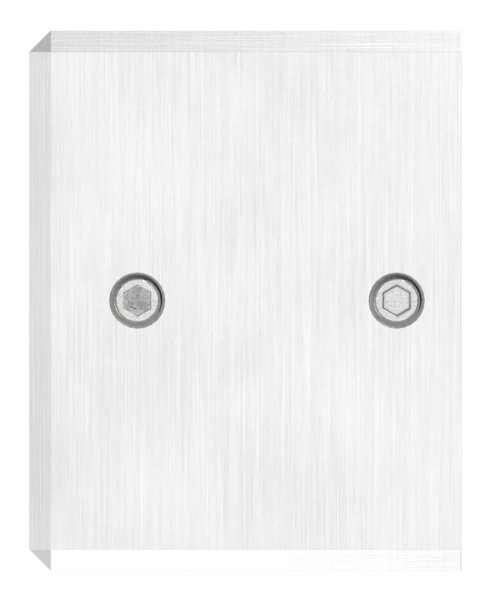 Wandbefestigung Edelstahl V4A fuer Quadratnutrohr 40x40 mm rechts-88-1160397-V4A.R