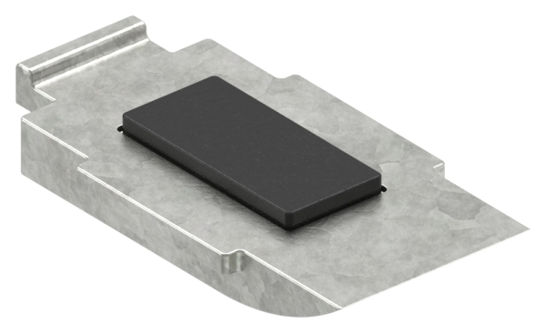 1 Sicherungsboden zu Glasklemme 63x45x30 mm AbZ Zink-10-2414.3