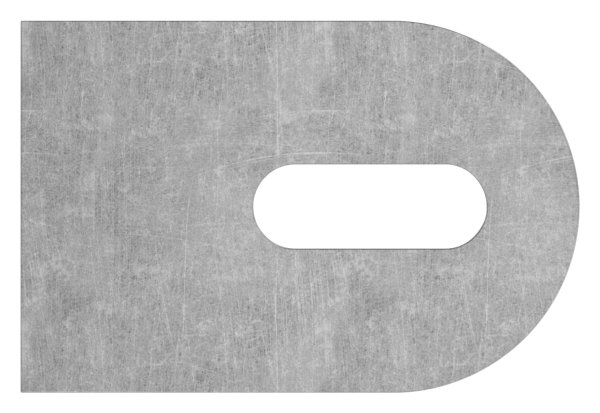 Anschweisslasche 60 x 40 x 6mm mit Langloch 9x25mm-88-1154111-ST.L