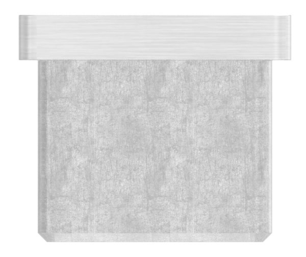 Einsteckkappe V4A 30 x 30 x 2-0 mm flach zum Einkleben-11-2402.1