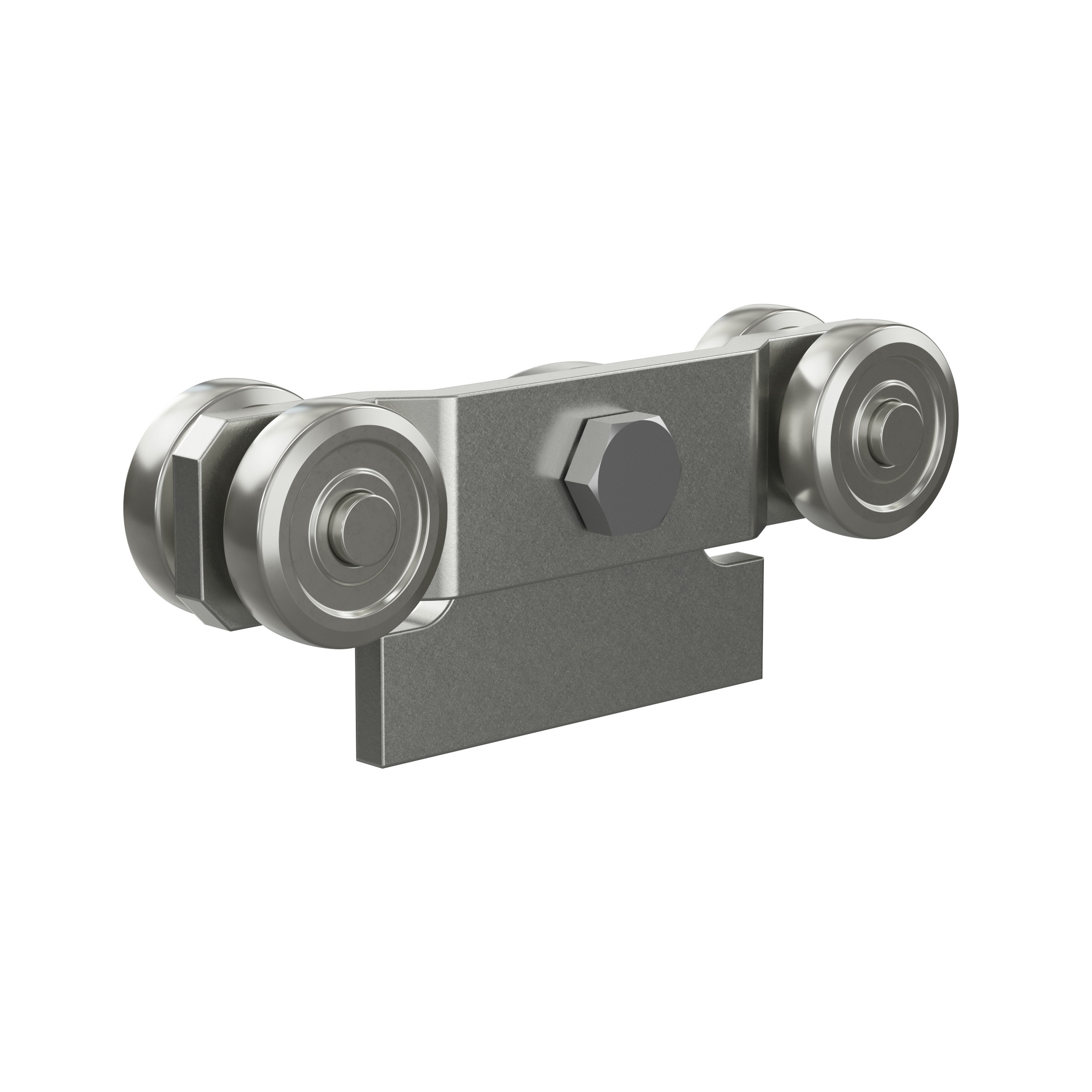 Doppelrolle mit Anschweisspendel MEA Gr- 0 verzinkt Ø 22 mm 10336860-60-0133.7