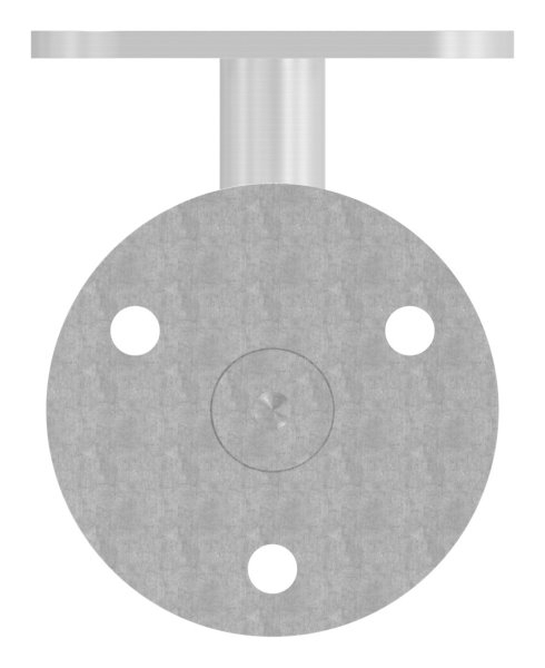 Handlaufhalter V2A Ronde 60x5 mm Buegel Ø 14 mm Wandabstand 75 mm ohne Kabel-88-1150226-240.00