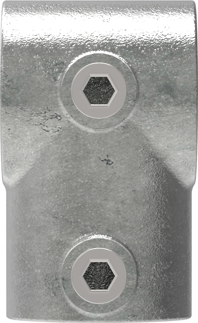 Rohrverbinder T-Stueck kurz Ø 33-7 mm -1- - 26-9 mm -3-4- - Temperguss verzinkt - 101B34-A27-101B34-A27