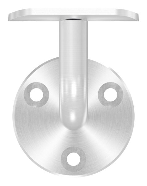 Handlaufhalter V4A fuer Rohr 42-4 mm- Ronde 60x5 mm- Wandabstand 74 mm- ohne Kabeldurchfuehrung-88-1150226-V4A.42
