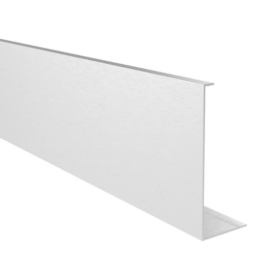 Abdeckleiste Aluminium 2500 mm Satin-ELOX Schwarz fuer Seitenverankerung-89-11AL00442500SE-A.4