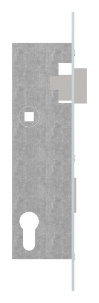 Rohrprofilschloss - Dornmass- 40 mm - Stahl -verzinkt- S235JR-11-3925.7