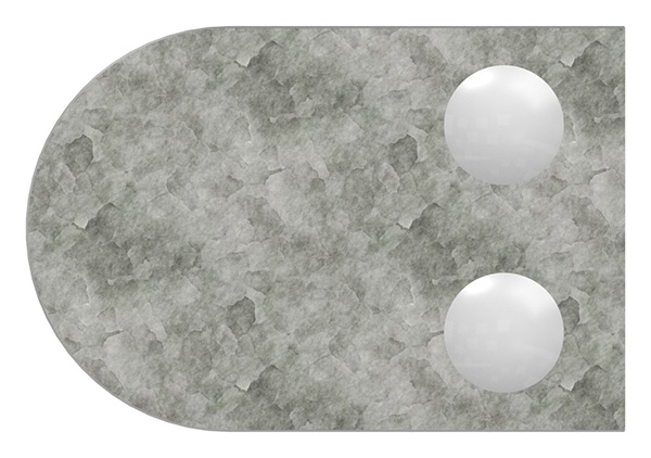 Glasklemme 63x45x28 mm AbZ fuer Anschluss Ø 60-3 mm Zink-10-2260ABZ.3