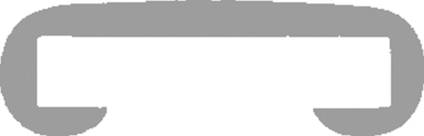 Kunststoffhandlauf fuer 40 x 8mm- anthrazitgrau- 25 Meter-88-11F408.002