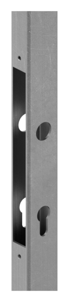Schlossrohr Stahl 40x30 mm Laenge 2000 mm glatt-88.1140201