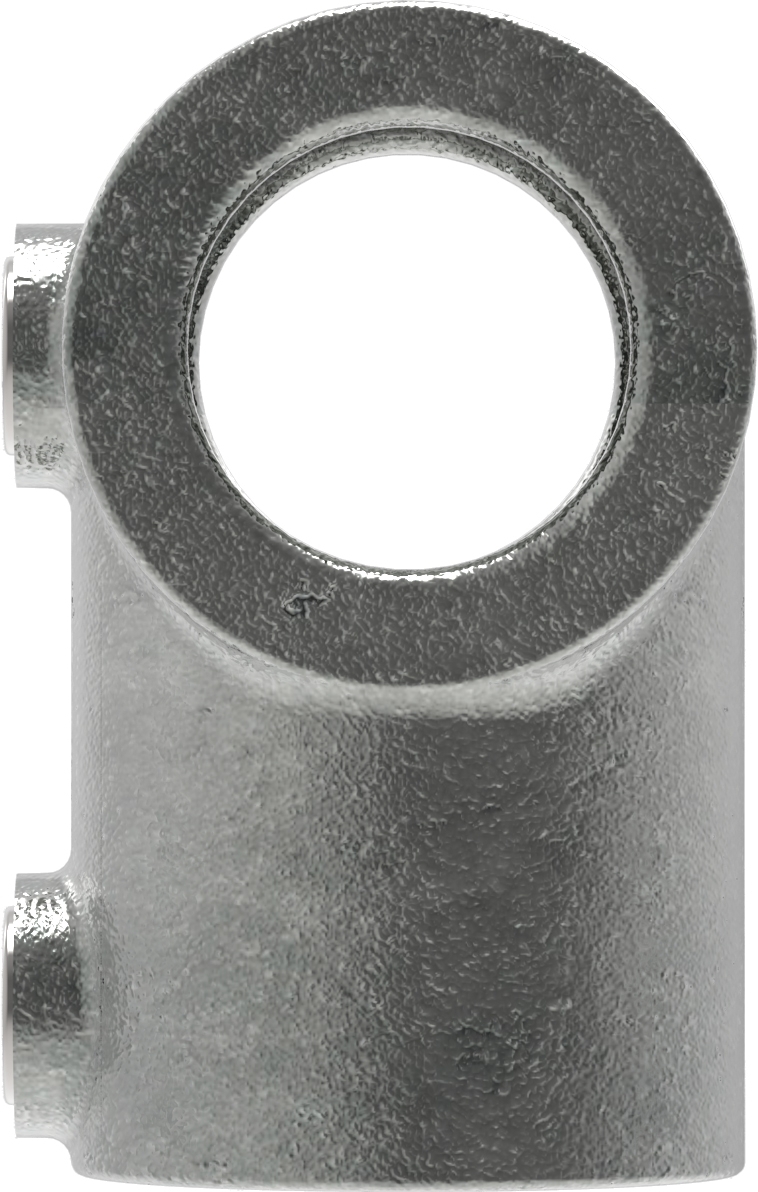 Rohrverbinder T-Stueck kurz Ø 48-3 mm -1 1-2- - 42-4 mm -1 1-4- - Temperguss verzinkt - 101D48-C42-101D48-C42