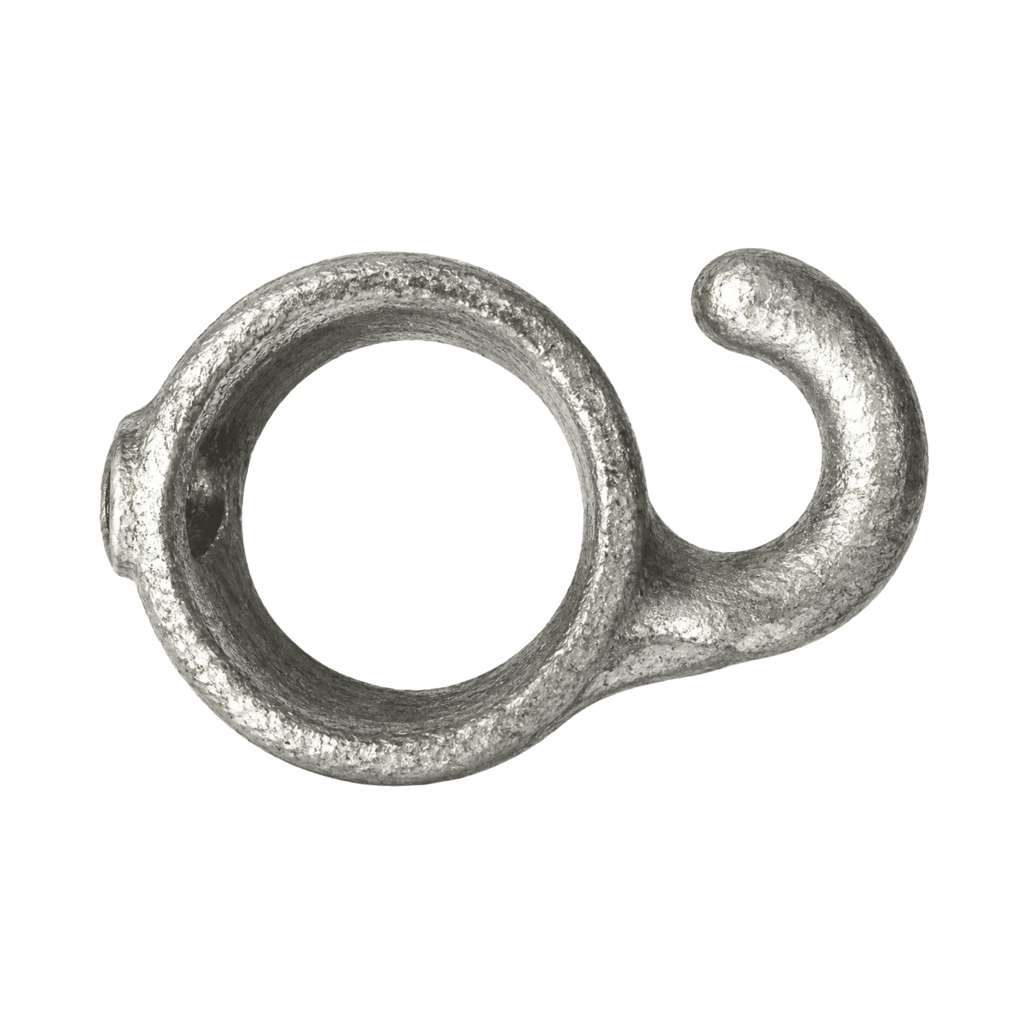 Rohrverbinder Stellring mit Haken Ø 26-9 mm -3-4- - Temperguss verzinkt - 182TA27-182TA27