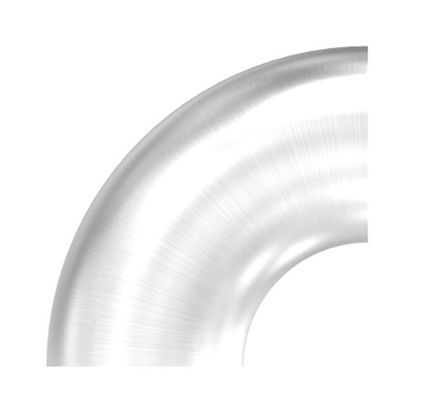 Bogen 90° zum Schweissen fuer Rundrohr- Ø 33-7 mm V2A- Bauart 3-11-3711.4