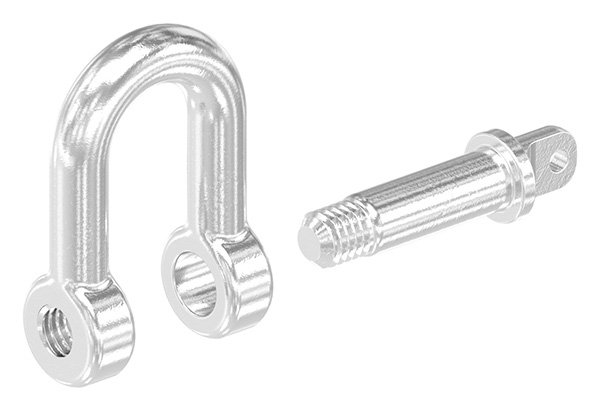 Schaekel - fuer Seil Ø- 5 mm - V4A-11-2915.1