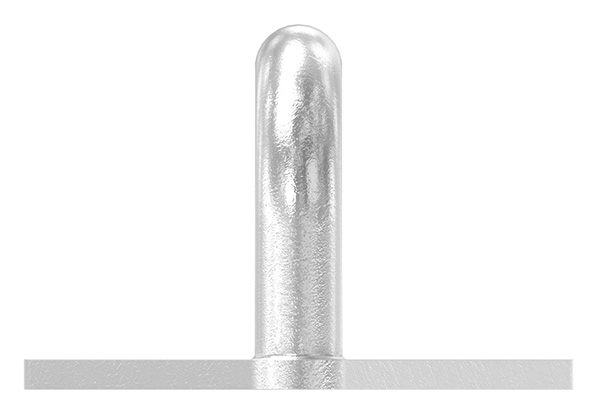 Befestigungsoese Edelstahl V4A Rundeisen Ø 8 mm mit quadr- Platte- 4 Bohrungen-88.11100075008