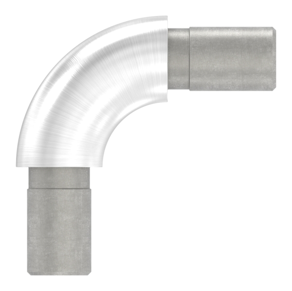 Rohrverbinder 90° V2A fuer Rohr Ø 12 x 1-5 mm zum Kleben K240 geschl-88-1150428.240