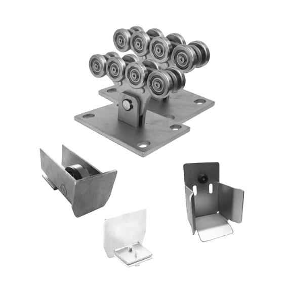 Bodenfhrung-Set Stahl verzinkt fr Profil 70x60 mm ECO-89-11SV70X60ECO-A.4