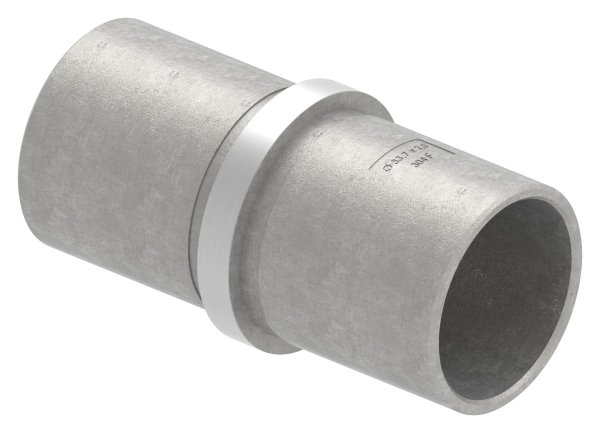 Steckfitting V2A fuer Rohr Ø 33-7 x 2-0 mm mit Mittelsteg-11-3370.4