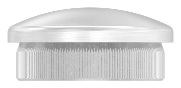 Einsteckkappe Edelstahl V2A fuer Rohr Ø 33-7 mm- Wandstaerke 2-0 mm- leicht gewoelbt-11-5023.4