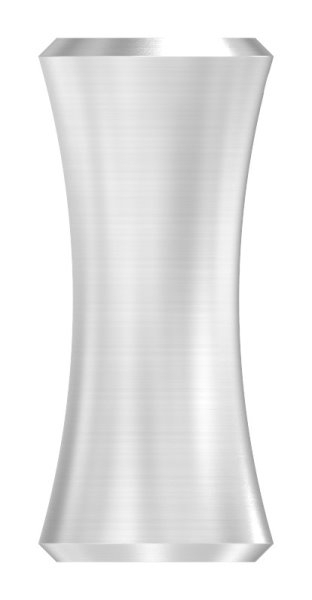 Zierhuelse 60x27 mm mit Bohrung 12-5 mm V2A-11-3482.4