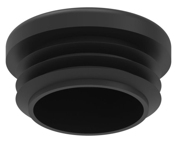Kunststoffkappe Kunststoff fuer Rundrohr Ø 33-7 mm- Wandstaerke 2-5–4-0 mm- schwarz-88-11177-34.3