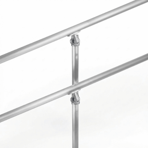 Rohrverbinder Handlaufaufnahme Ø 42-4 mm -1 1-4- - Temperguss verzinkt - 748C42-748C42