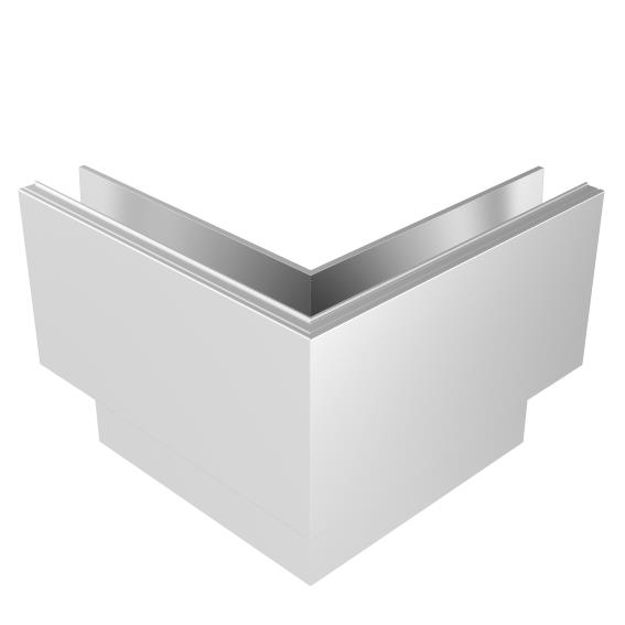 Eckverbinder Aluminium ELOX fuer Glas 12-21-52 mm 90 Aussenwinkel Seitenmontage-89-11AL0011NE90OUT-A.4