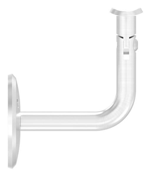 Handlaufhalter V2A Rohr 42-4mm Ronde 68x5mm Wandabstand 84mm Gelenk-11-2033.4