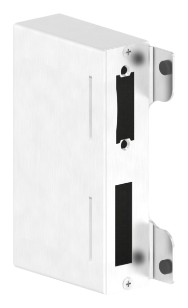 Gegenkasten Edelstahl V2A fuer 40 mm Schlosskasten geschliffen Korn 240 zum Anschweissen-88-1159302-240.40