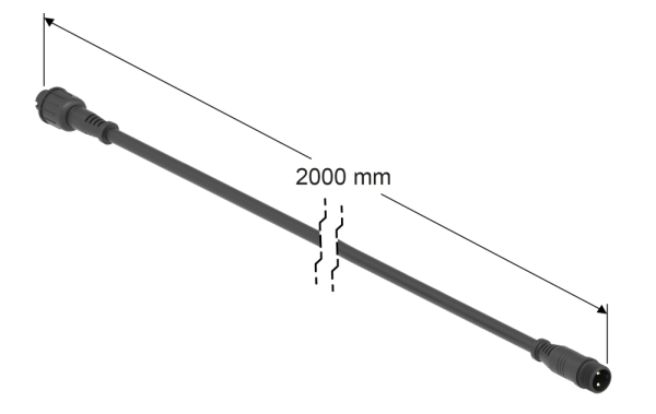 Verlaengerungskabel Kunststoff 2 m fuer LED Module-88-11LED-VK.2000