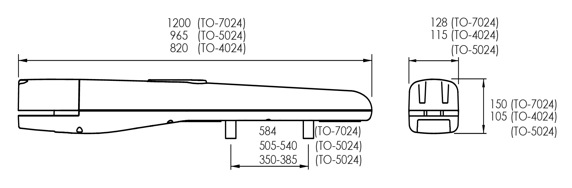 Drehtorantrieb Toona fr Flgeltore bis 7 m Flgellnge 24V-89-11TO7024-A.4