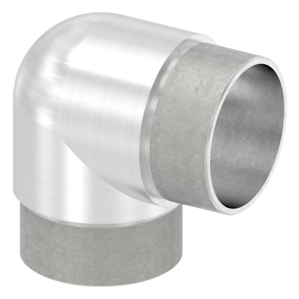Eckbogen 90° eng- fuer Rundrohr Ø 48-3x2-0 mm V2A-11-3622.4