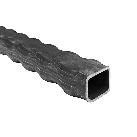 Zierrohr Stahl roh 30 x 30 x 2-5 mm L=3000mm verziert-89-11P20130X30X253M-A.4