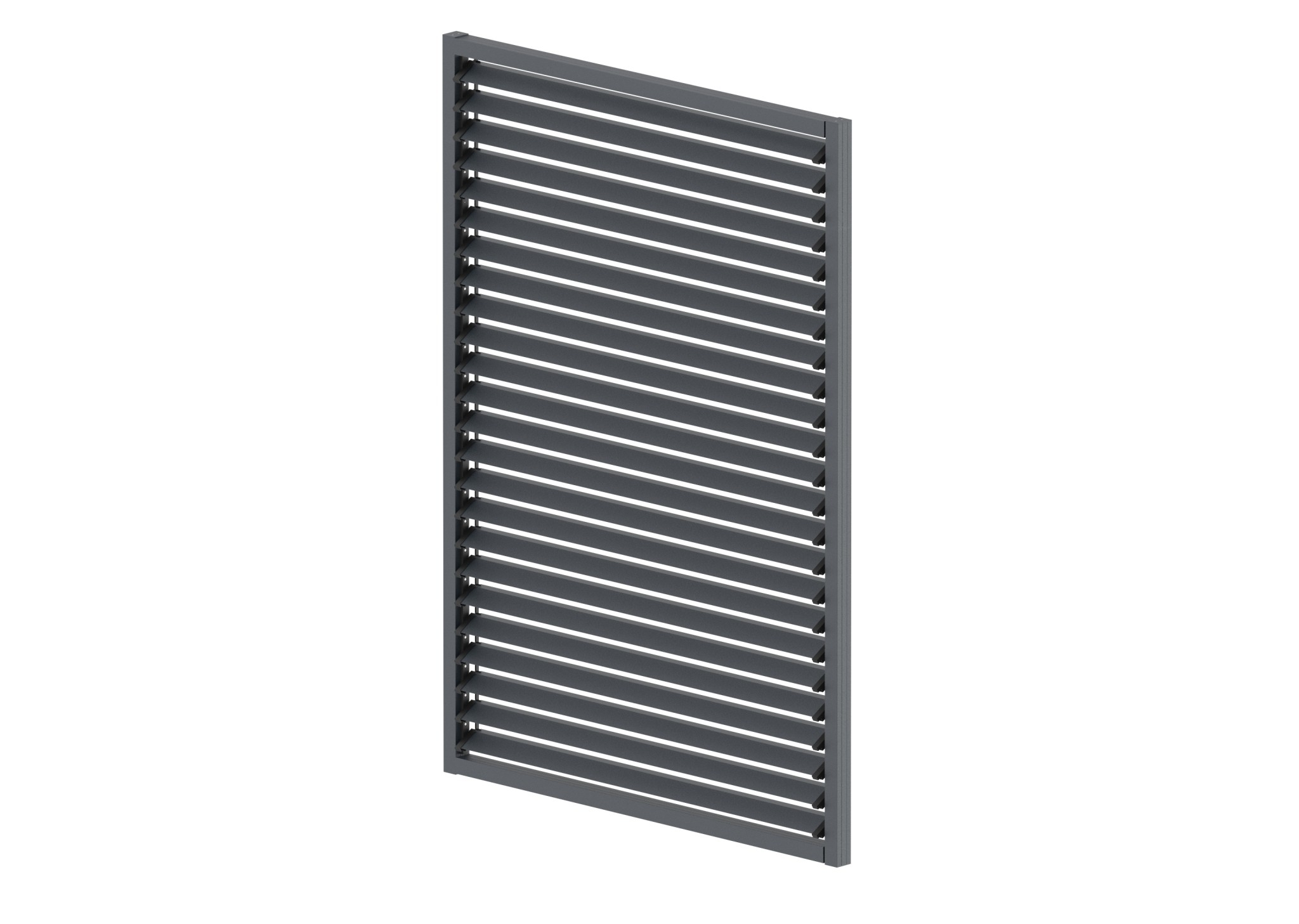 Lamellenzaun Set Aluminium 2280x1640mm RAL 7016 mit Kippsystem-89.FGSWSALL1FRSET1