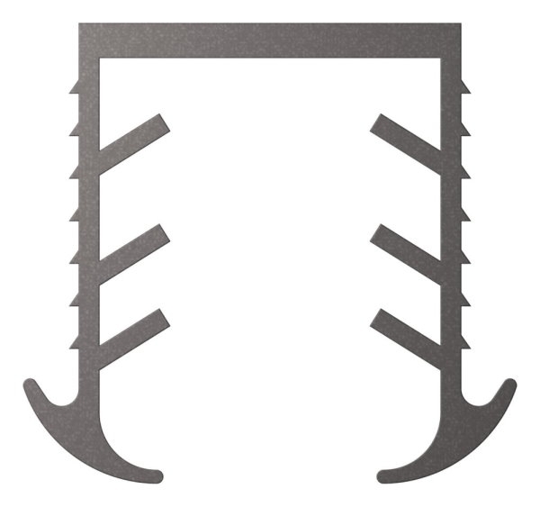 Keildichtung EPDM fuer Glas 16-76–17-52 mm- Nut 27x30 mm- L = 6000 mm-88-1160366-GU.6M