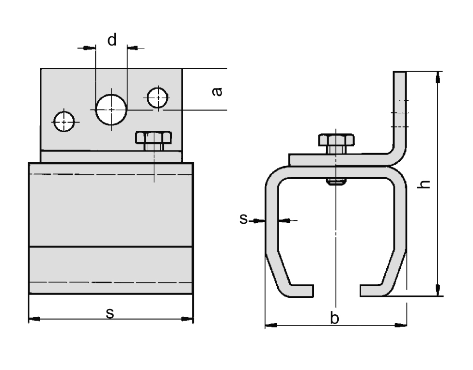 Wandbefestigung Groesse 4 MEA 10335680-60-0041.7