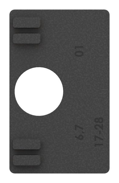 1 Paar Gummis zu Glasklemme 45x45x26 mm AbZ fuer 2 mm Blech-10-3003.0ABZ