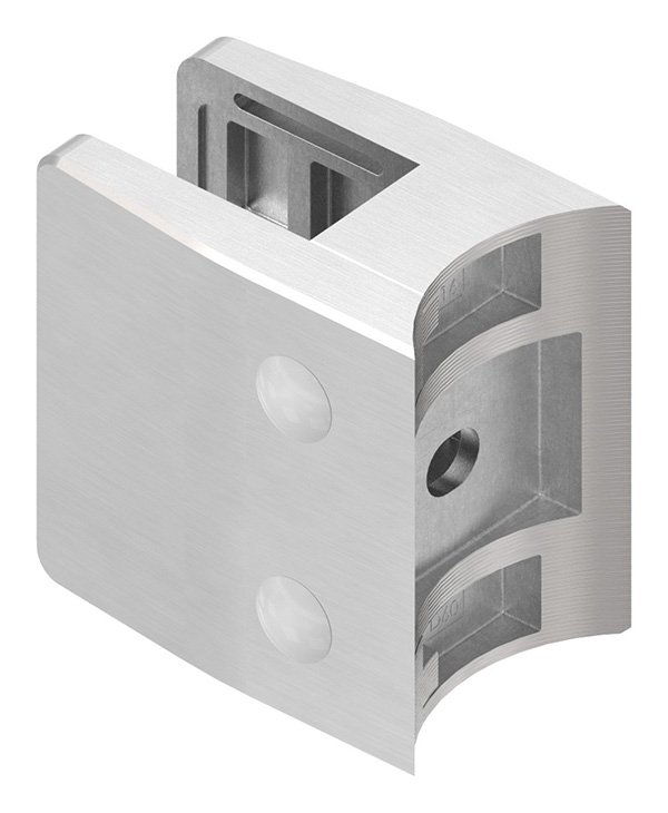 Glasklemme 60x70x45 mm AbZ fuer Anschluss Ø 60-3 mm V4A-10-3360ABZ.1